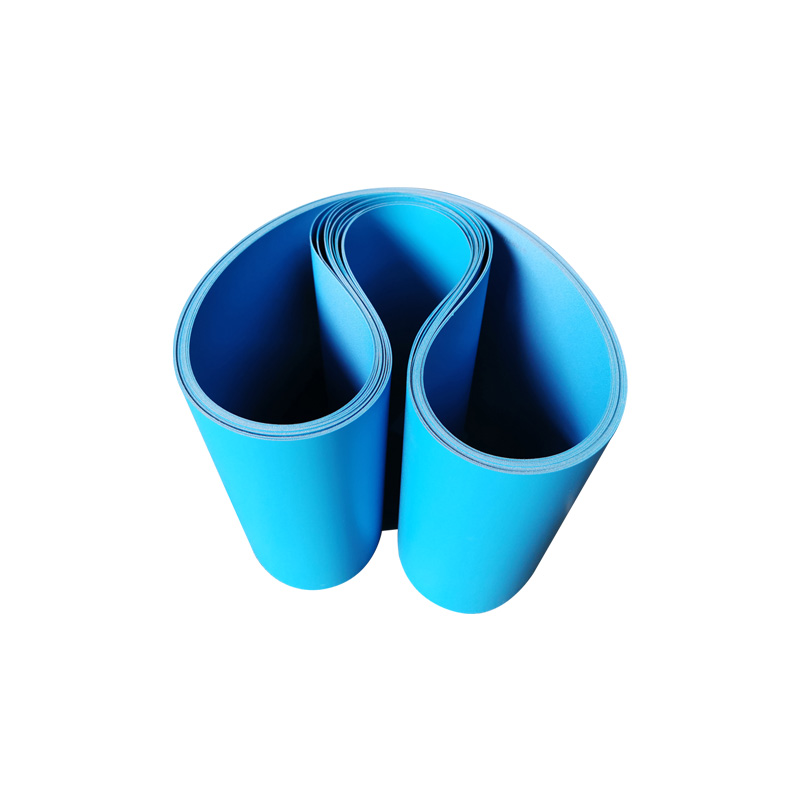 藍色食品級PU輸送帶烘培面包月餅沙琪瑪食品輸送帶