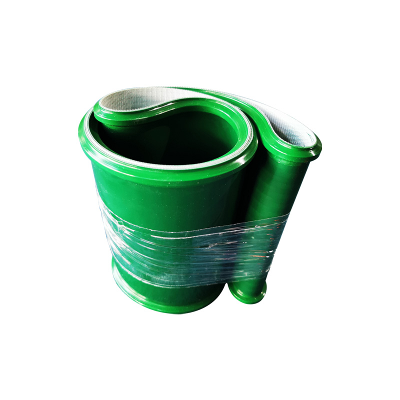 綠色防靜電PVC輸送帶導(dǎo)條隔板定制輸送帶