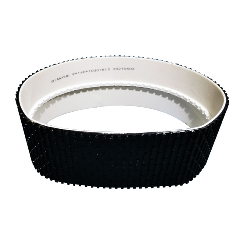 黑色一字紋砂光機(jī)皮帶毛刺機(jī)打磨機(jī)輸送帶